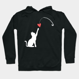 Cat Lover Funny Valentine's Day Hoodie